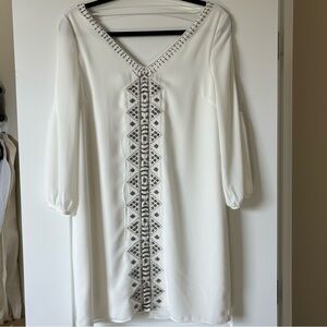 Anthropologie GREYLIN Beaded Mini Sheath Dress - Size S- Worn Once